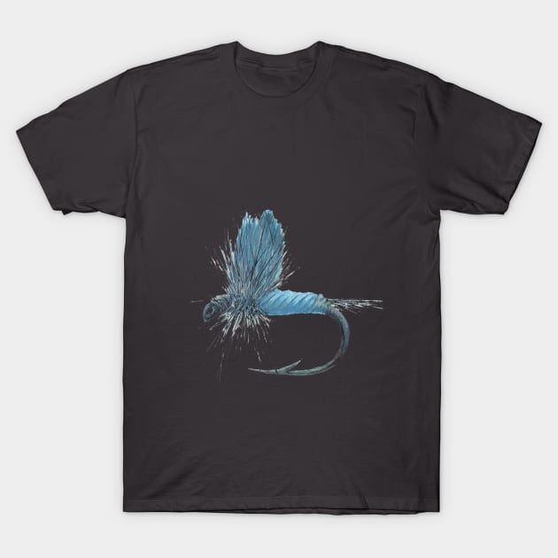 Blue Dun Dry Fly T-Shirt by garrettsgardens